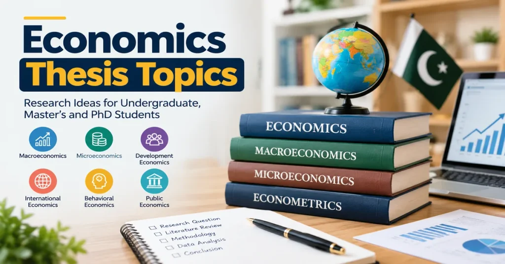 Economics thesis topics for undergraduate, master's and PhD students