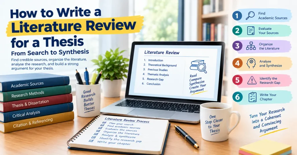 How to Write a Literature Review for a Thesis Step by Step Guide